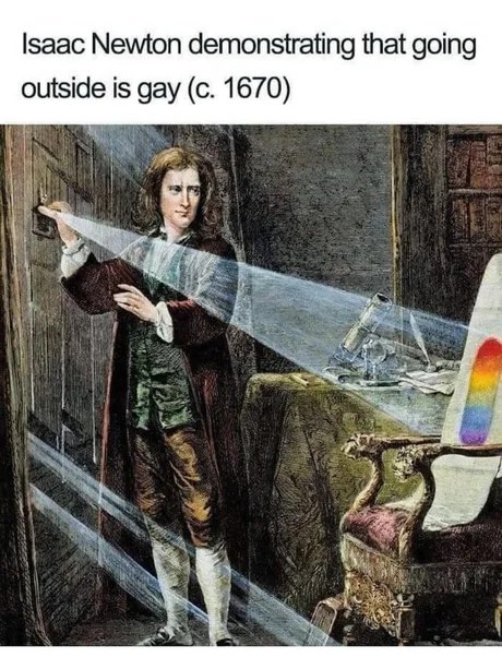 homófogo y agorafóbico Newton