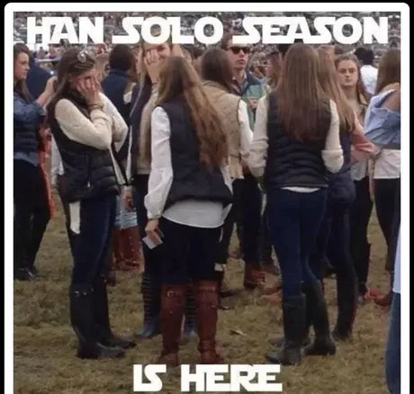 La temporada Han Solo ha llegado