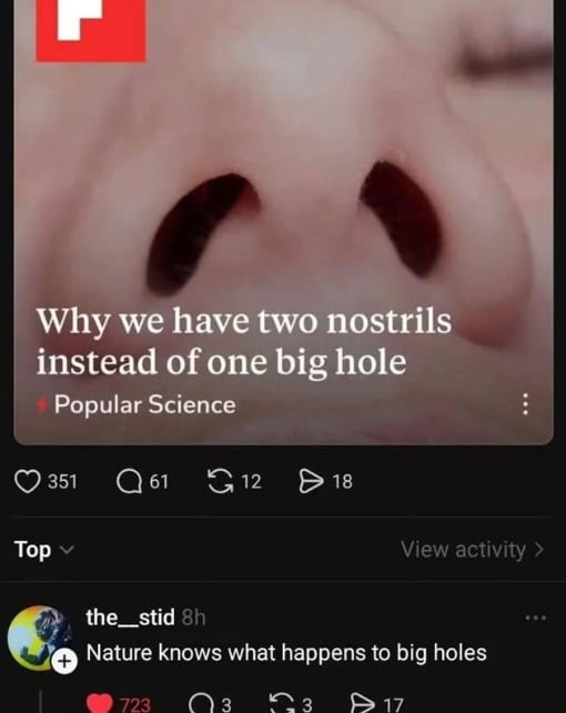 La naturaleza sabe&mldr; 😂😂