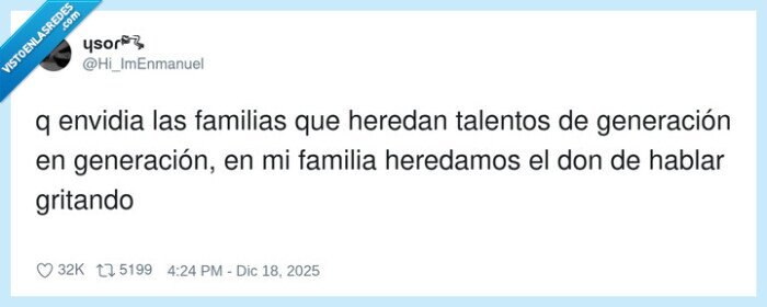 Es lo que tiene la genética y la selección natural